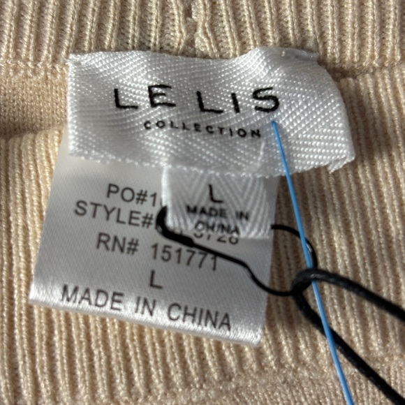 NWT Le Lis Collection Wide Leg Knit Pants - Picture 4 of 6